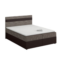 MODELA boxspring kárpitozott ágy + topper, 140x200, kornet 04/dolaro 33 -  - 0