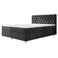 FESTER 2 kárpitozott boxspring ágy, 140x200, Monolith 97 -  - 0