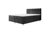 FESTER 2 kárpitozott boxspring ágy, 140x200, Monolith 97 -  - 0