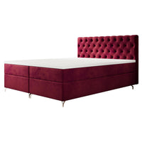 FESTER 2 kárpitozott boxspring ágy, 140x200, Monolith 59 -  - 0