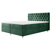 FESTER 2 kárpitozott boxspring ágy, 140x200, Monolith 37 -  - 0