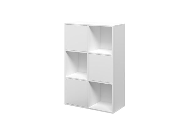 MIKA polcrendszer, 64,8x96,4x30, fehér -  - 0