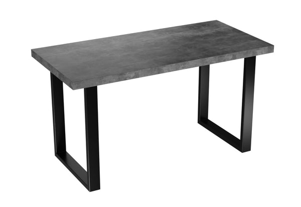 VANE étkezőasztal, 135x65x75, sötét beton -  - 0