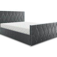 ADELINE boxspring kárpitozott ágy, 120x200, itaka 50 -  - 0