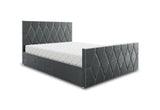 ADELINE boxspring kárpitozott ágy, 120x200, itaka 50 -  - 0