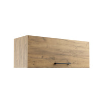 TAVAZ függő fürdőszoba szekrény, 80x30x30, kraft tölgy -  - 0