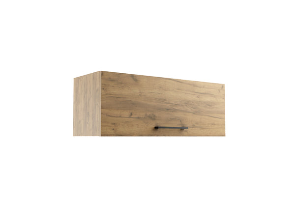 TAVAZ függő fürdőszoba szekrény, 80x30x30, kraft tölgy -  - 0