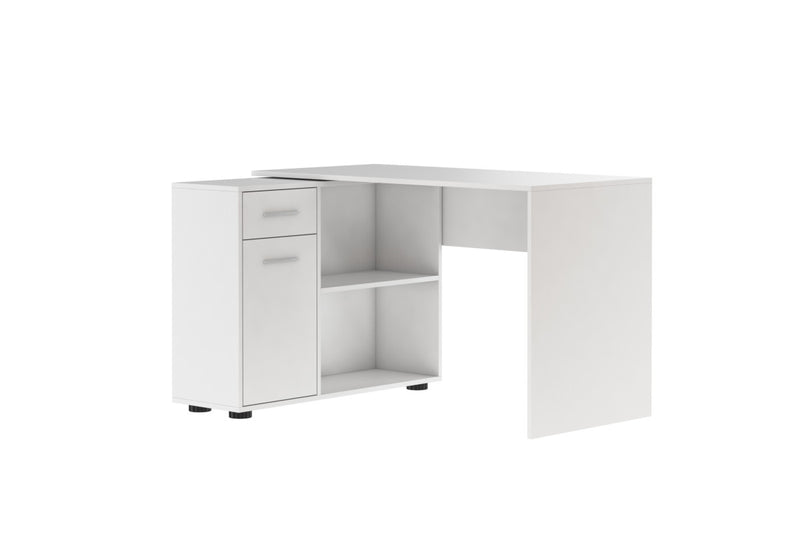 SAULA íróasztal, 120x75,3x91, fehér -  - 0