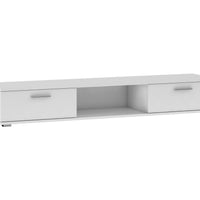 ARIDA TV asztal, 176x28x40, fehér mat -  - 0