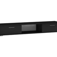 ARIDA TV asztal, 176x28x40, fekete mat -  - 0