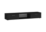 ARIDA TV asztal, 176x28x40, fekete mat -  - 0