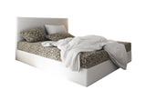ELONA kárpitozott boxspring ágy, 160x200, flowers 48/sioux fehér -  - 0