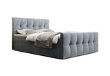 HATAN kárpitozott boxspring ágy, 90x200, monolith 70, jobb -  - 0