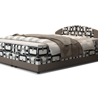 ORAN kárpitozott boxspring ágy, 140x200, damir 3/rainbow 83 -  - 0