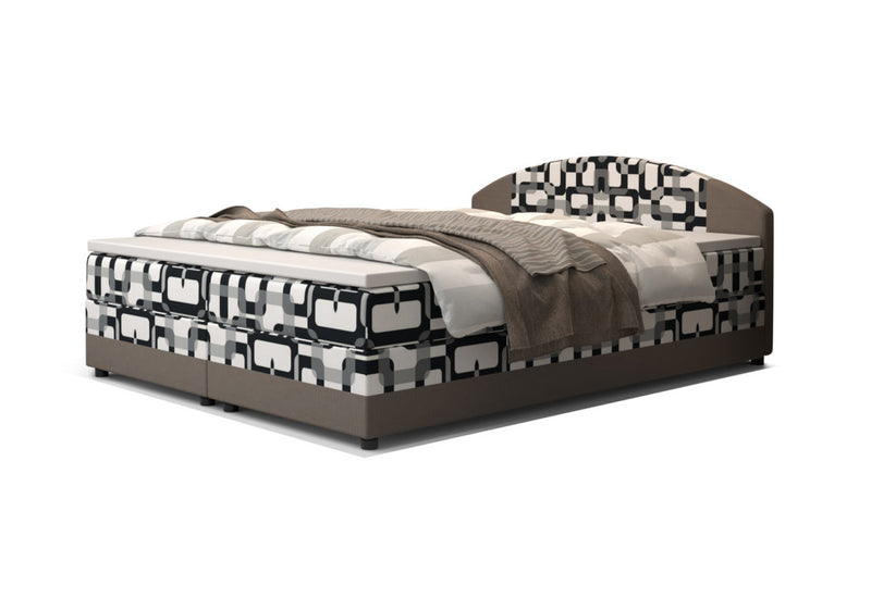 ORAN kárpitozott boxspring ágy, 140x200, damir 3/rainbow 83 -  - 0