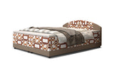 ORAN kárpitozott boxspring ágy, 140x200, damir 1/rainbow 5 -  - 0