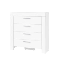 SIRO 4SZ komód, 100x106x42, fehér -  - 0