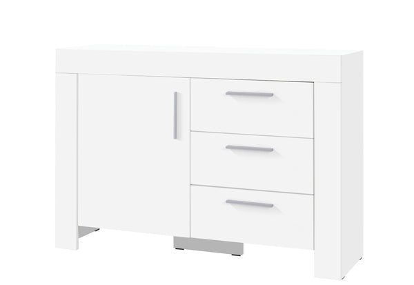 SIRO 3SZ1D komód, 120x85x42, fehér -  - 0