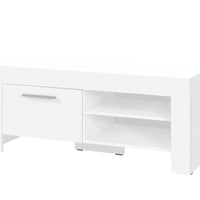 SIRO 1D TV asztal, 120x51x52, fehér -  - 0