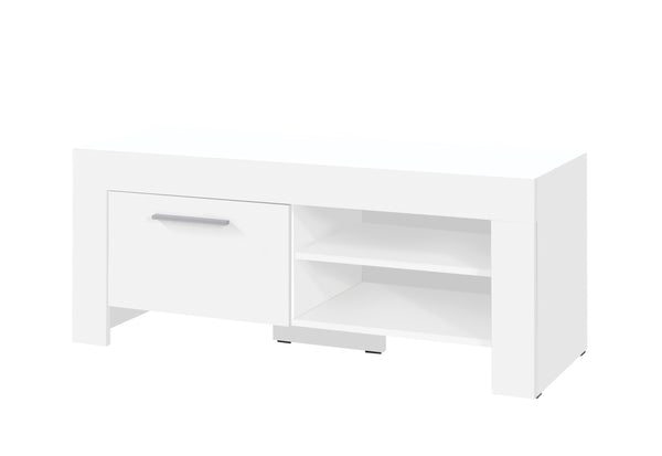 SIRO 1D TV asztal, 120x51x52, fehér -  - 0