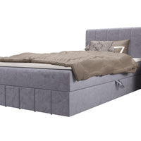 HAMAN kárpitozott boxspring ágy, 90x200, monolith 70, jobb -  - 0