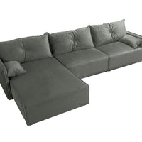 LINON 2 ágyazható sarok ülőgarnitúra, 318x85x179, royal 27, balos -  - 0