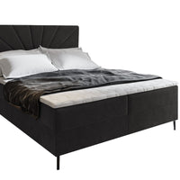 MERI kárpitozott boxspring ágy, 140x200,  cosmic 100 -  - 0