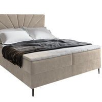 MERI kárpitozott boxspring ágy, 140x200,  cosmic 10 -  - 0