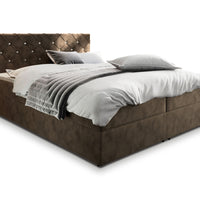 IRANA kárpitozott boxspring ágy, 140x200,  magic velvet 2205 -  - 0
