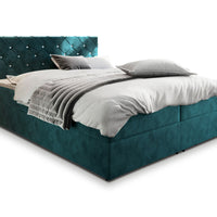 IRANA kárpitozott boxspring ágy, 140x200,  magic velvet 2221 -  - 0