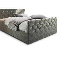 MINDY kárpitozott boxspring ágy, 140x200,  magic velvet 2217 -  - 0