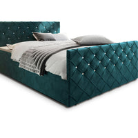 MINDY kárpitozott boxspring ágy, 140x200,  magic velvet 2221 -  - 0