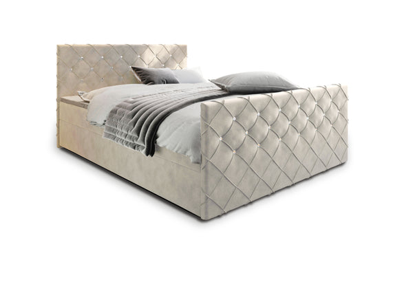 MINDY kárpitozott boxspring ágy, 160x200,  magic velvet 2250 -  - 0