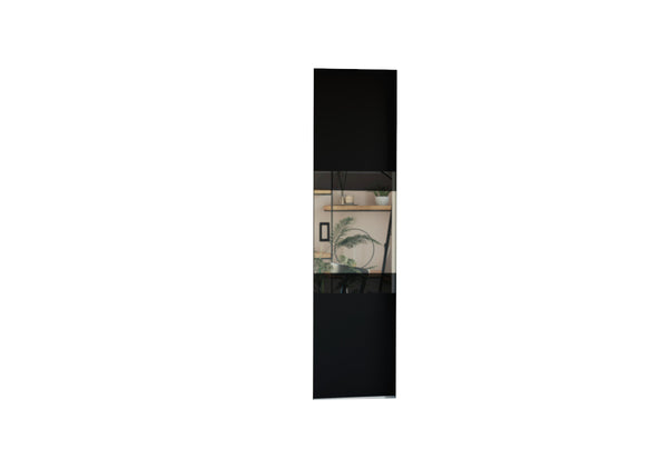 LUMBA 70 tolóajtó, 70x203, fekete/fekete üveg -  - 0