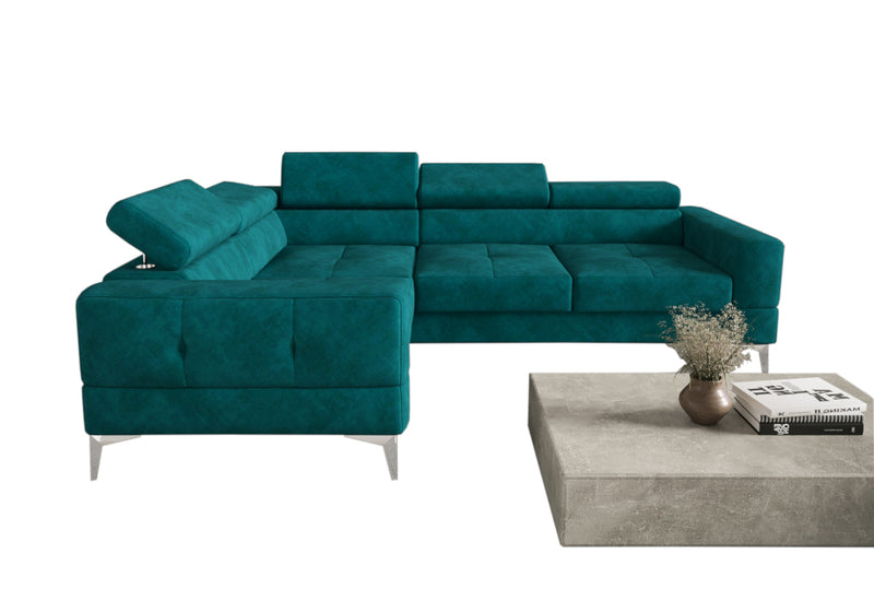 CANIA sarok ülőgarnitúra, 250x95x180, terra 75, bal -  - 0