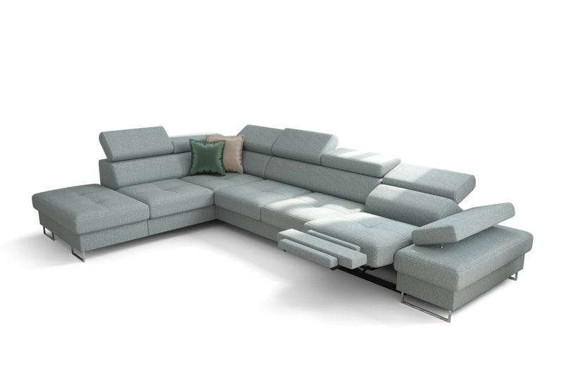 GALA RELAX sarok ülőgarnitúra, 350x95x225, gemma 70, balos -  - 0