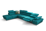 GALA RELAX sarok ülőgarnitúra, 350x95x225, terra 75, balos -  - 0
