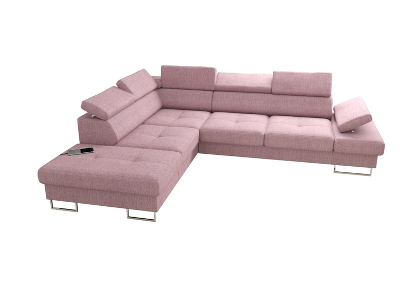 GALAX sarok ülőgarnitúra, 276x95x225, gemma 60, balos -  - 0