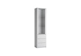 FRILO vitrines szekrény, 50,1x200x40, alpesi fehér -  - 0