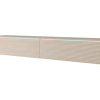 MENDES D 3 TV asztal, 180x30x33, tölgy gaja, LED nélkül -  - 0