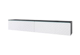 MENDES D 4 TV asztal, 180x30x33, matera/jodelka, LED nélkül -  - 0
