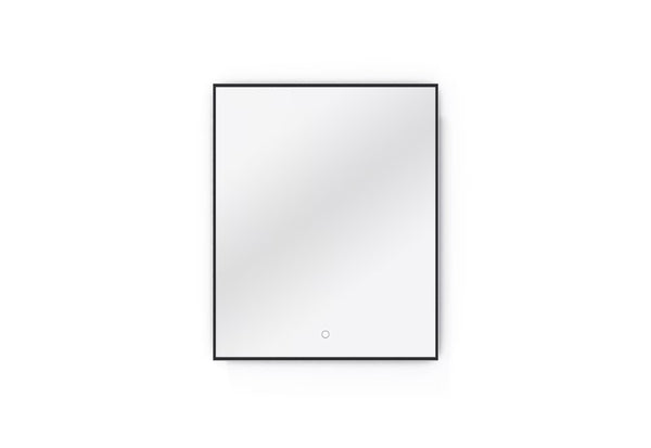VIXES tükör világítással, 66x81x4, fekete -  - 0
