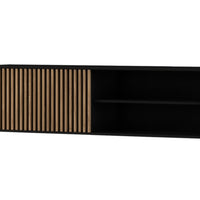 RATINA TV asztal, 150x40x40, artisan tölgy/fekete matt -  - 0