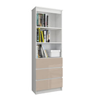 MURENA 2 polcrendszer, 60x180x35, fehér/bézs -  - 0