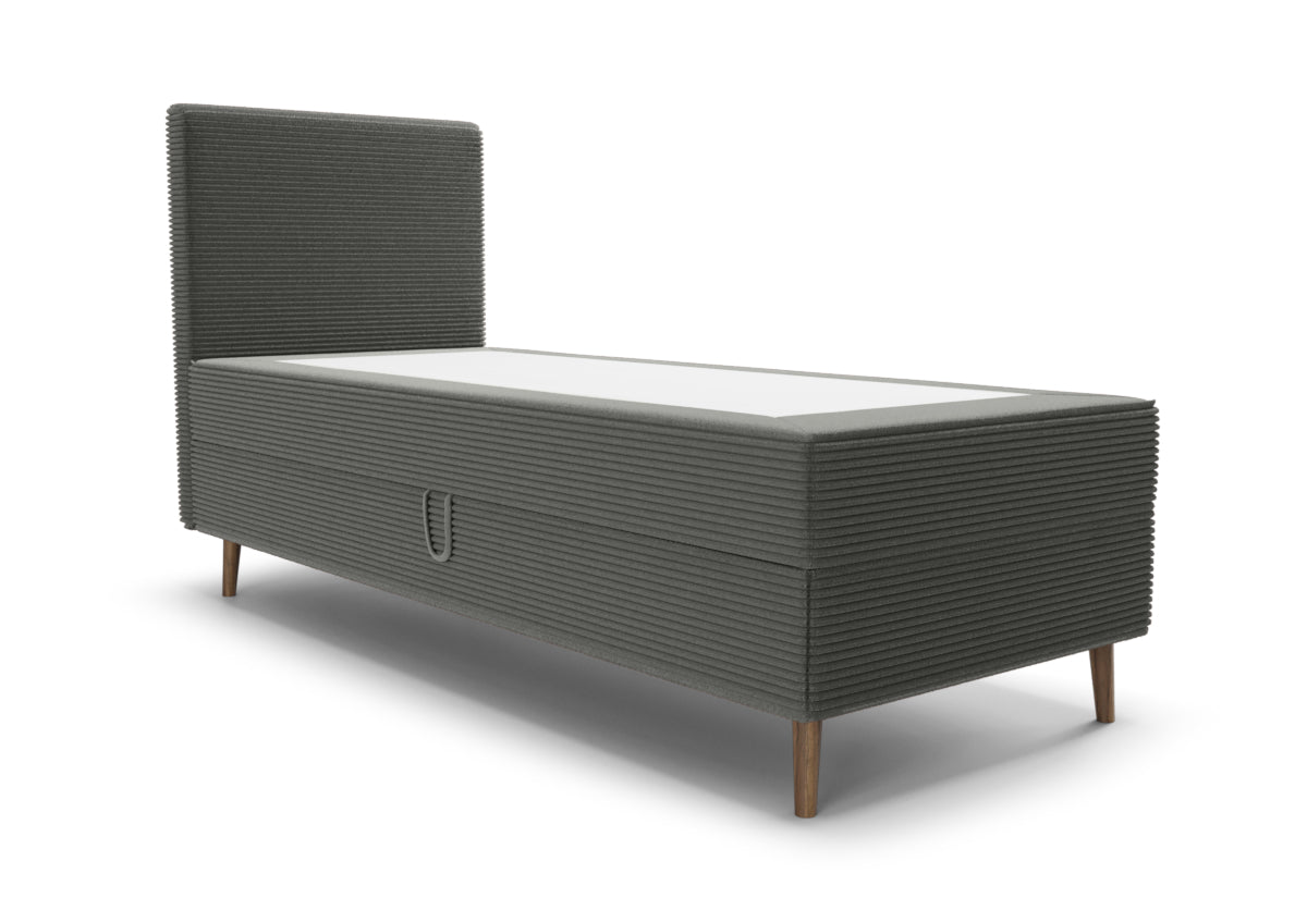 RANA comfort kárpitozott boxspring ágy, 90x200, poso 115, jobb -  - 0