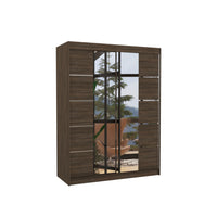 NORDICO 150 ruhásszekrény, 150x200x58, choco -  - 0
