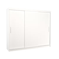 TOSAN 250 ruhásszekrény, 250x215x58, fehér -  - 0