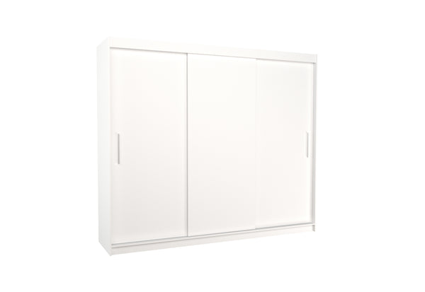 TOSAN 250 ruhásszekrény, 250x215x58, fehér -  - 0