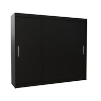 TOSAN 250 ruhásszekrény, 250x215x58, fekete -  - 0