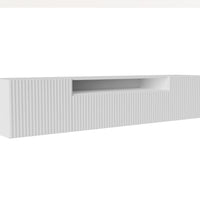 LENONA TV asztal, 200x42x41, fehér -  - 0